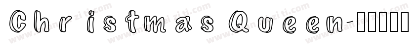 Christmas Queen字体转换